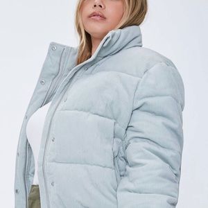 ✨Black Corduroy Puffer Jacket✨